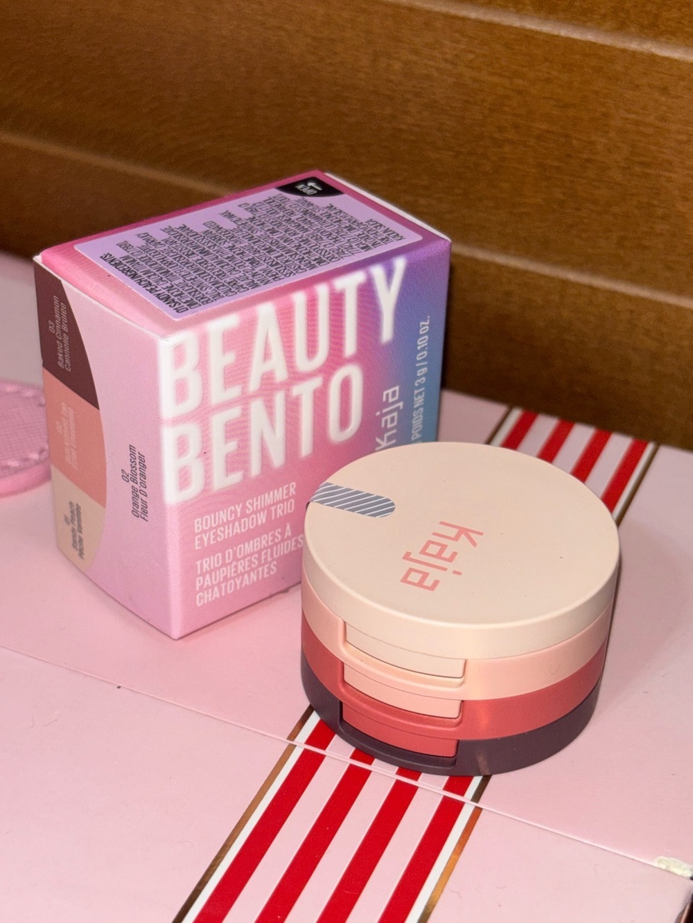 Kaja Beauty Bento Bouncy Eyeshadow Trio